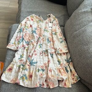 Floral Long Sleeve Dress